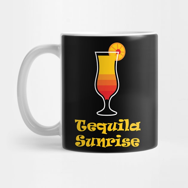 Tequila Sunrise Cocktail Design for Drink Fans by c1337s